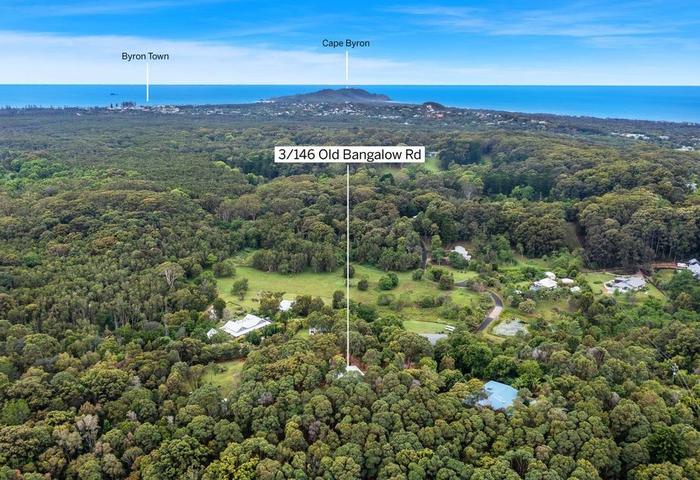 In Byron: Ridgetop position with stunning views