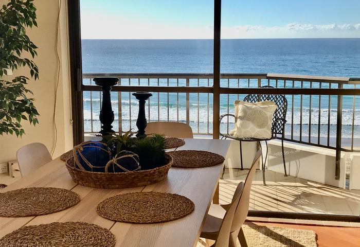 SPECTACULAR OCEAN VIEWS  - SPACIOUS BEACHSIDE APARTMENT!