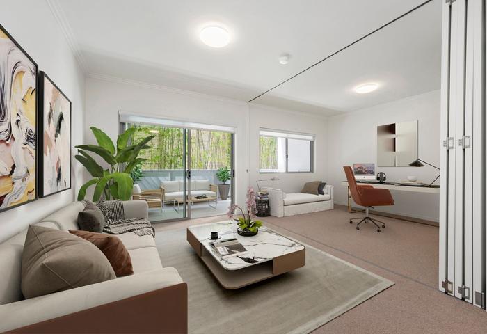 Retirement Lifestyle with Private Outlook &amp; Flexible 2nd Bedroom 