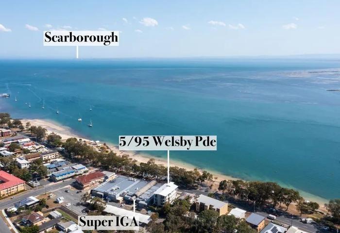 Stunning 3rd floor unit, with lift &amp; 2 balconies, on the Bongaree Golden Mile