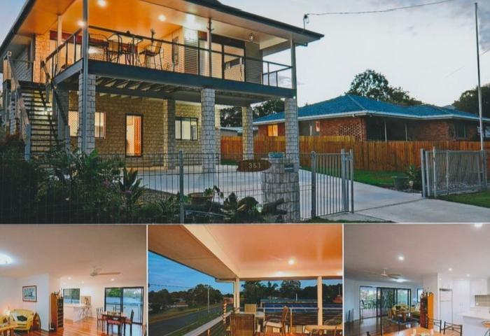 High Set brick home, Hervey Bay, featuring 3 bedrooms, 2 bathrooms.